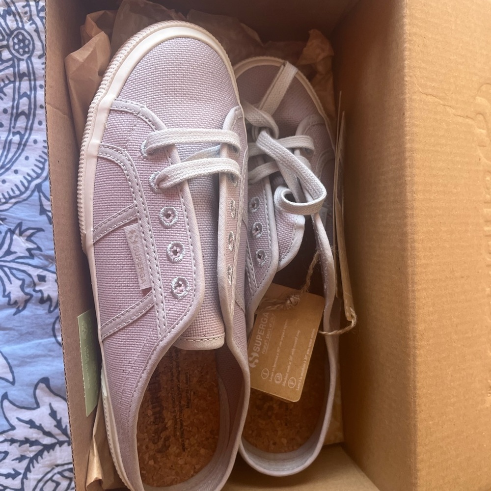 Superga sneakers NEW WITH TAGS AND BOX! Never worn